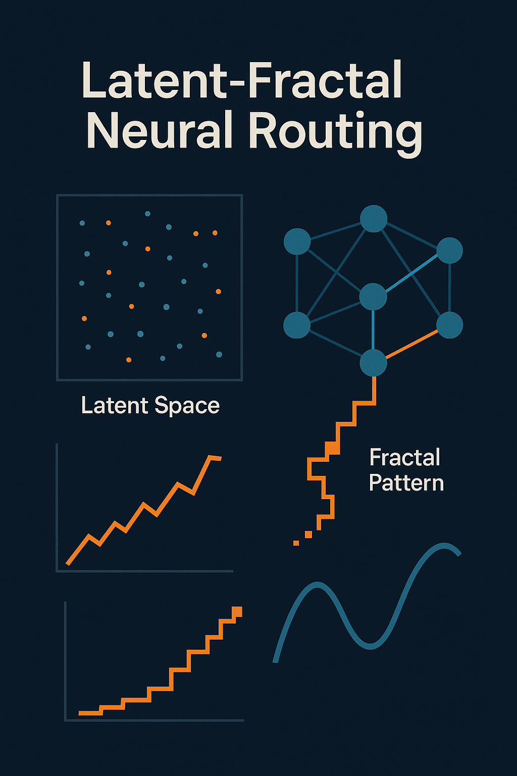 Detailed system architecture diagram of Latent-Fractal Neural Routing showing multi-scale routing mechanisms